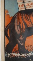 restauration des affiches lithographiques ou sérigraphiques.