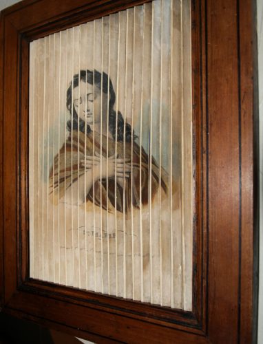 Objet en papier après restauration