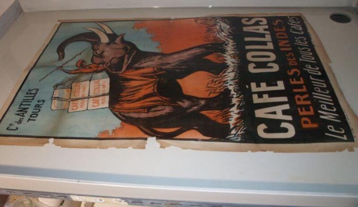 Lavage aqueux de l'affiche